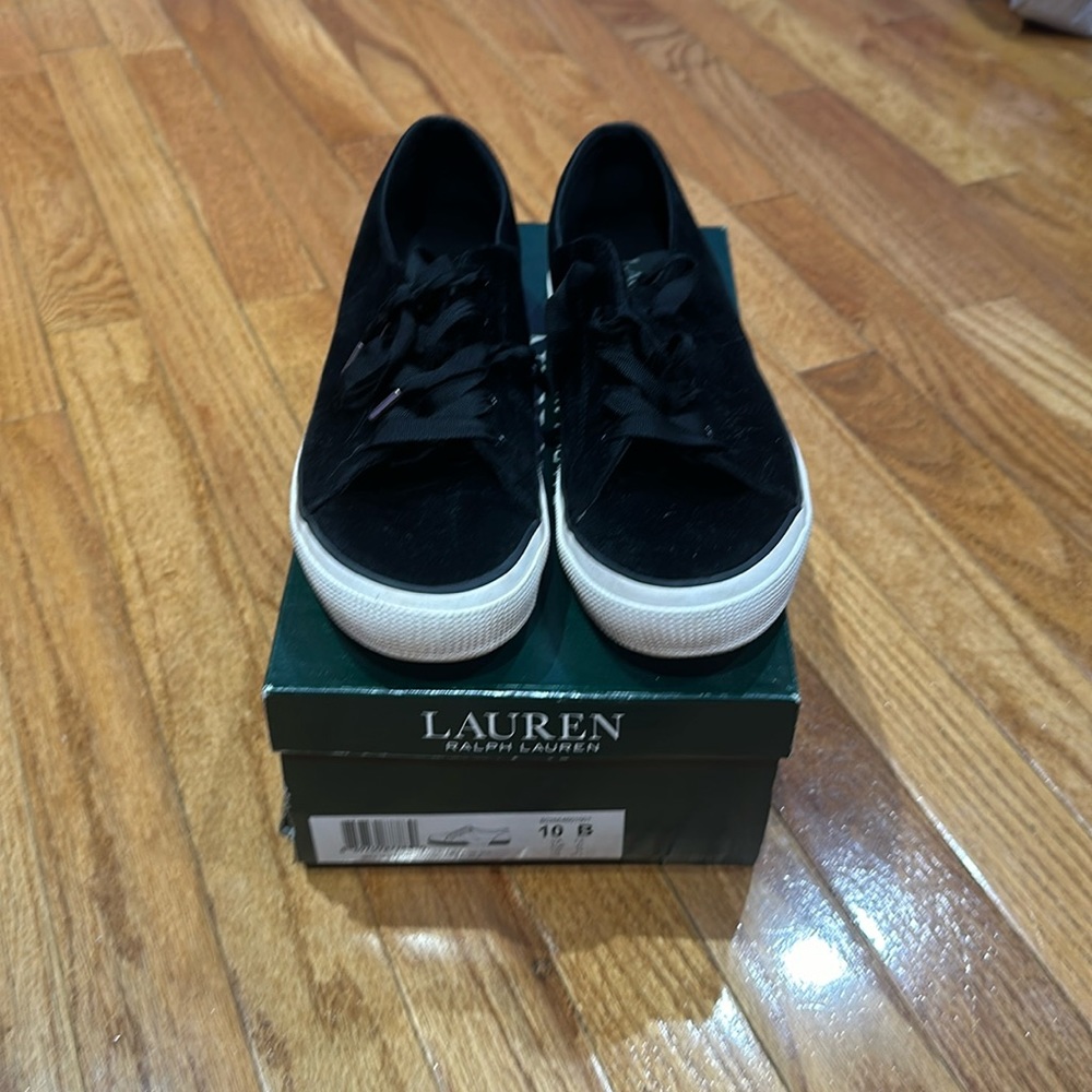 Ralph Lauren Velvet Sneakers